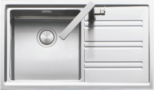 86×50 cm Easy lowered edge built-in sink
