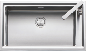 86×51 cm Easy flat edge built-in and flush sink
