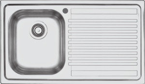 86×50 cm B_Fast built-in sink