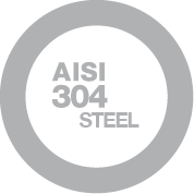 AISI 304 stainless steel