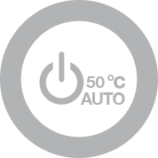 Activación automática 50°C