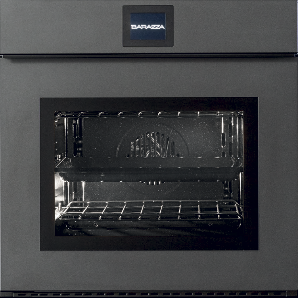 Forno Velvet Touch Screen Exclusive da 60 multiprogram apertura frontale  con maniglia - titanio opaco - Barazza srl