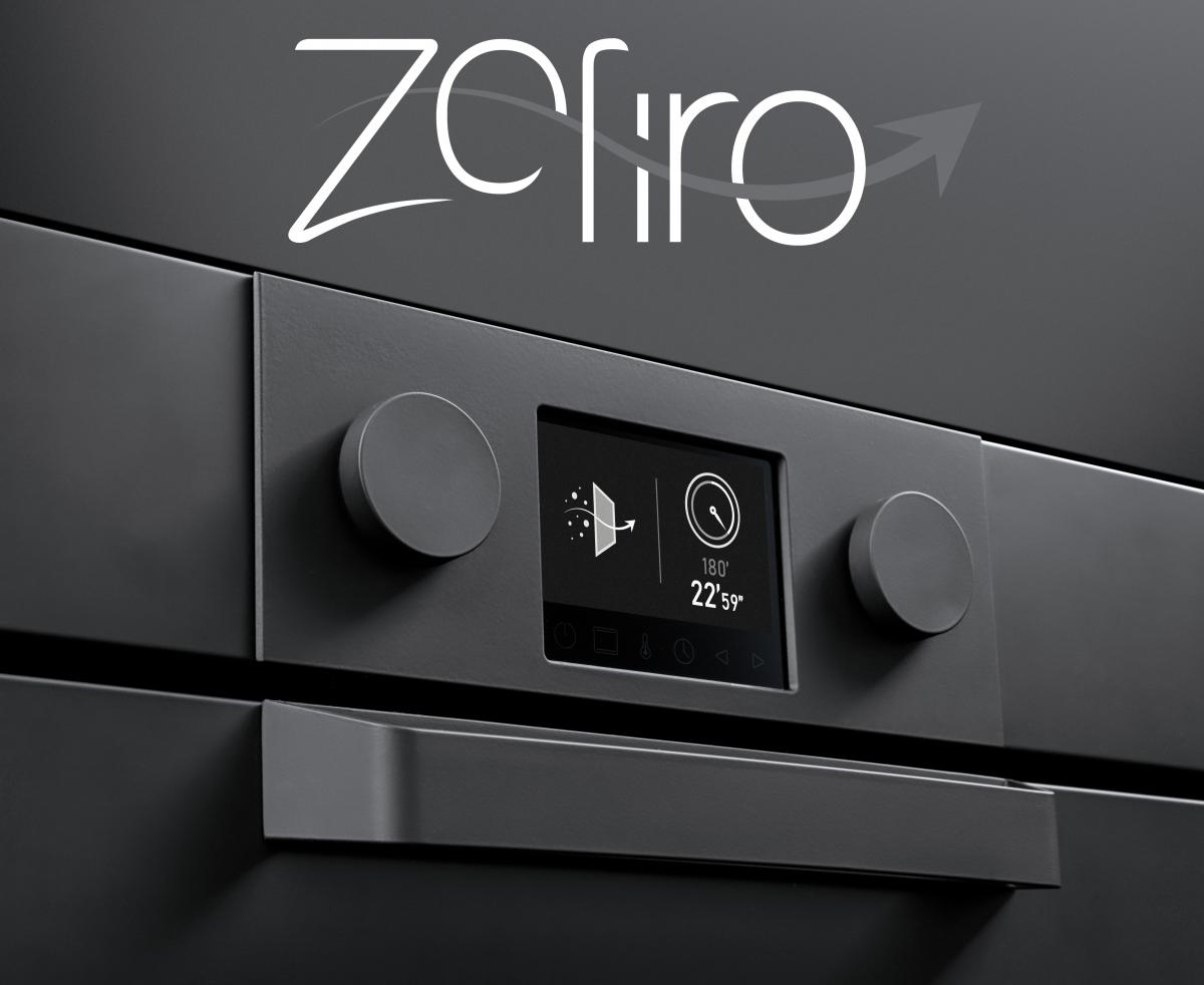AS A PREVIEW, BARAZZA PRESENTS ZEFIRO, THE FIRST DOMESTIC AIR SANIFICATION SYSTEM FULLY INTEGRATED INTO AN OVEN