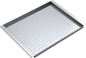 Stainless steel perforated bowl cover