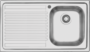 86×50 cm built-in B_Fast sink