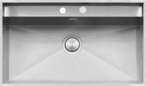 86×51 cm built-in, flush and undermounted Lab sink